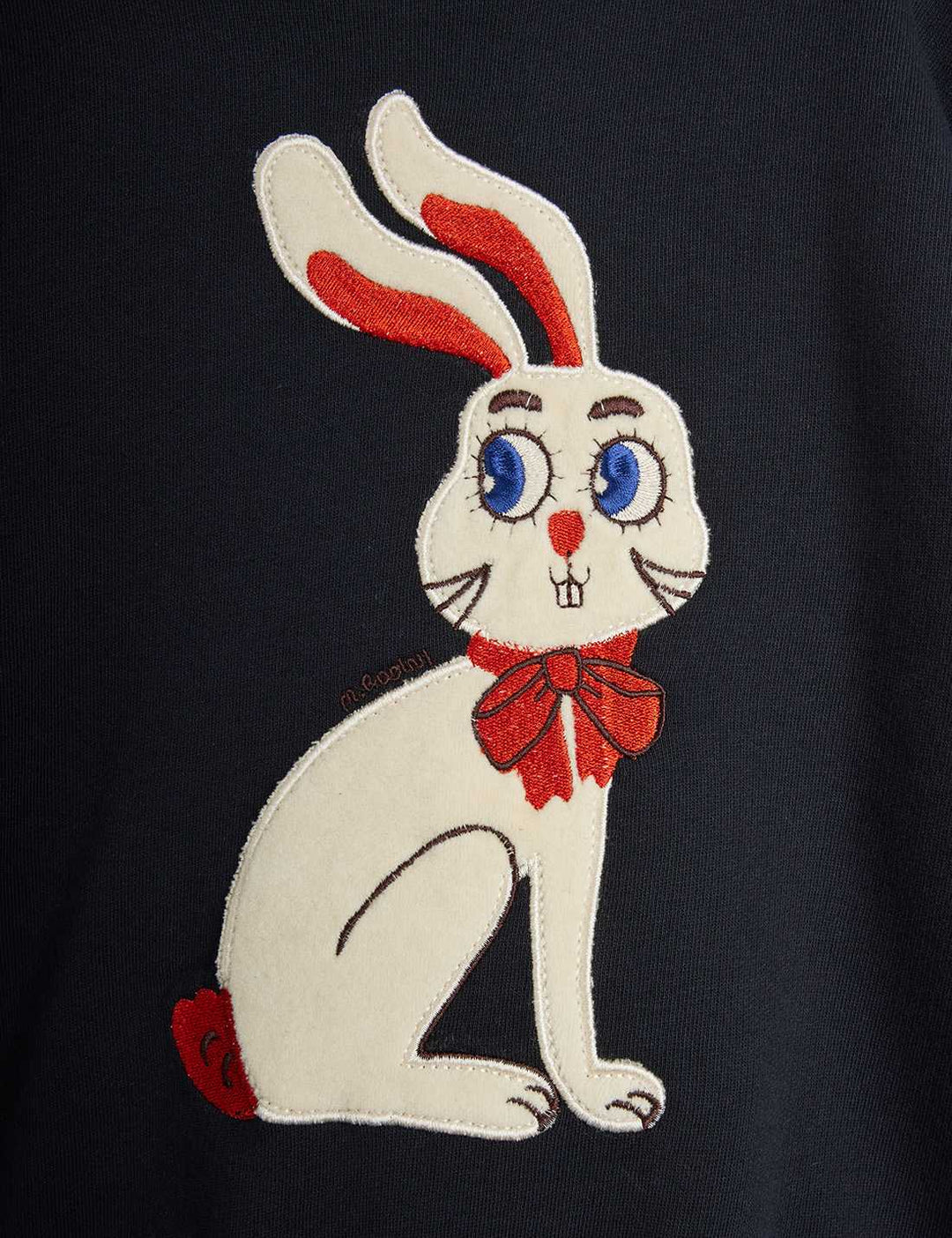 Babesta Rabbit Application Sweatshirt by Mini Rodini