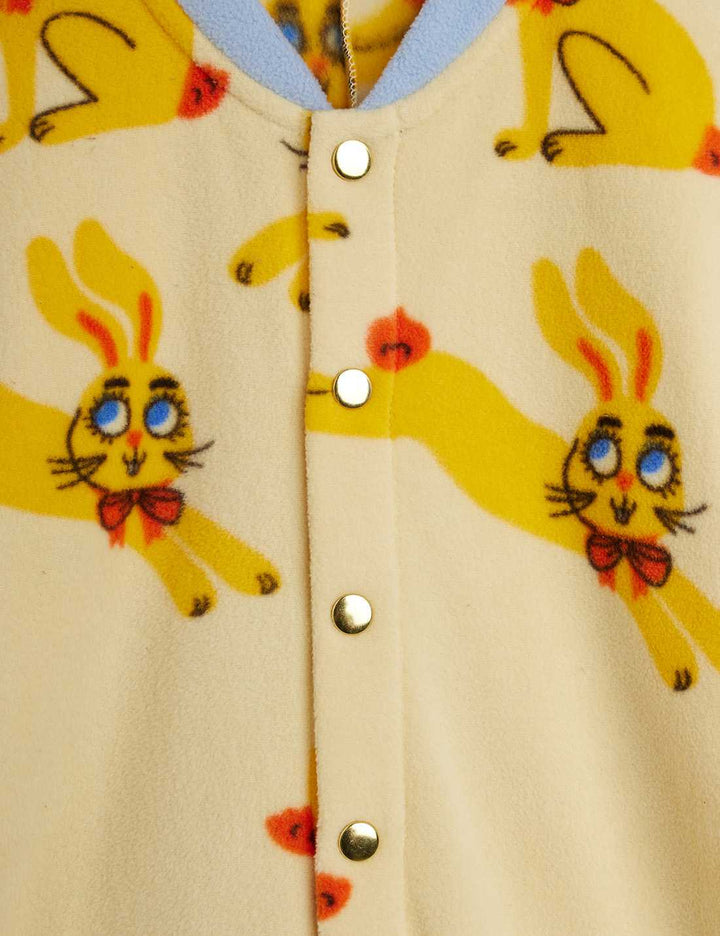 Babesta Rabbit Fleece Onesie by Mini Rodini