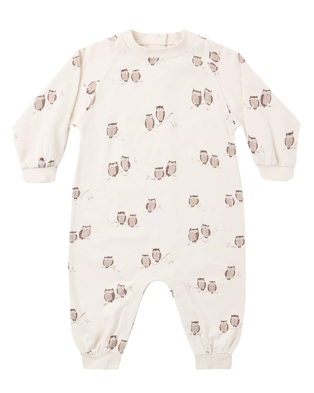 Babesta Raglan Jumpsuit Owls by Rylee + Cru