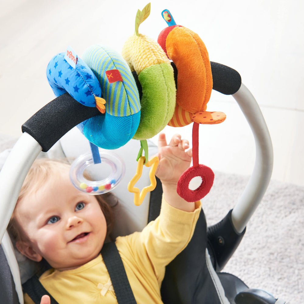 Babesta Rainbow Activity Spiral Stroller Toy by HABA USA