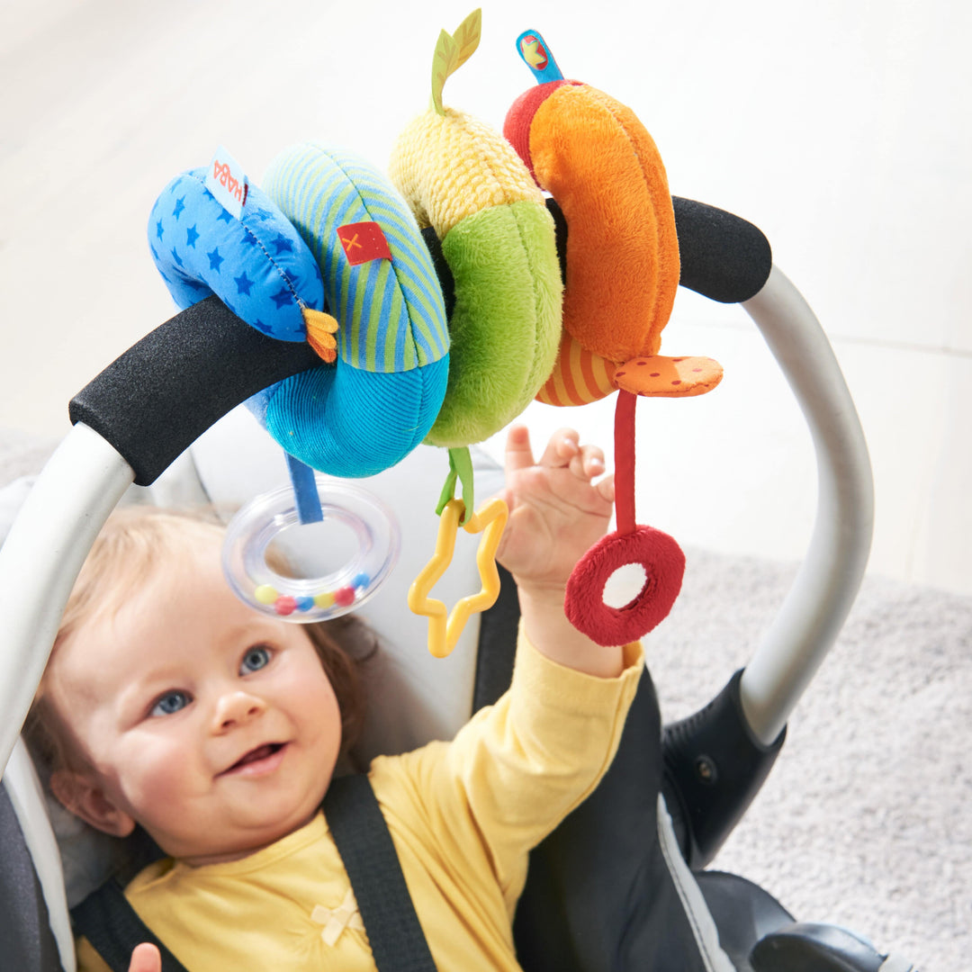 Babesta Rainbow Activity Spiral Stroller Toy by HABA USA
