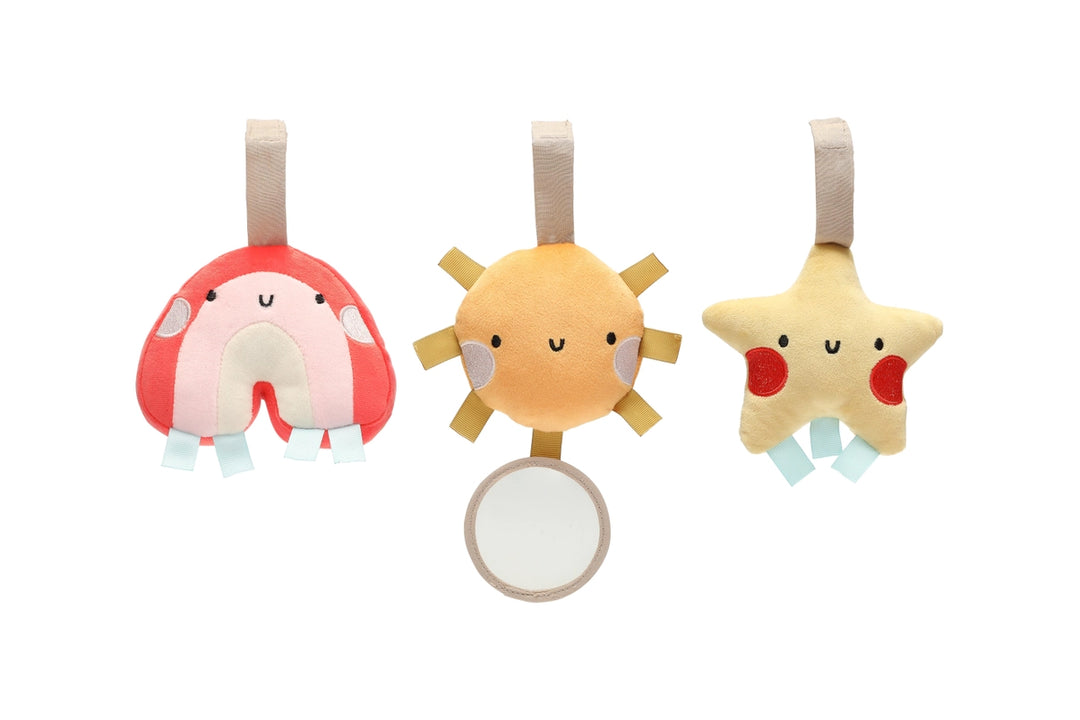 Babesta Rainbow Sun and Stars Stroller Toys by Pearhead