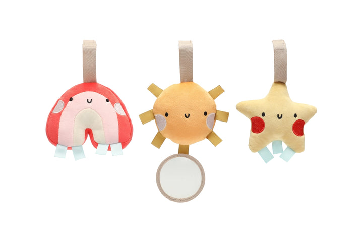 Babesta Rainbow Sun and Stars Stroller Toys by Pearhead