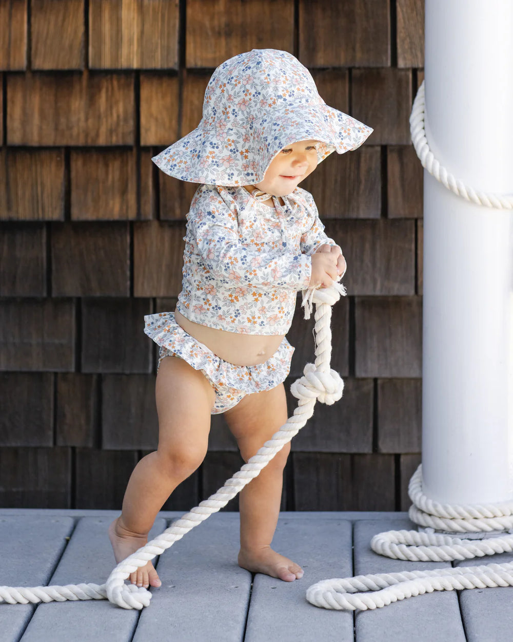 Babesta Rashguard Set - Flower Fields by Rylee and Cru