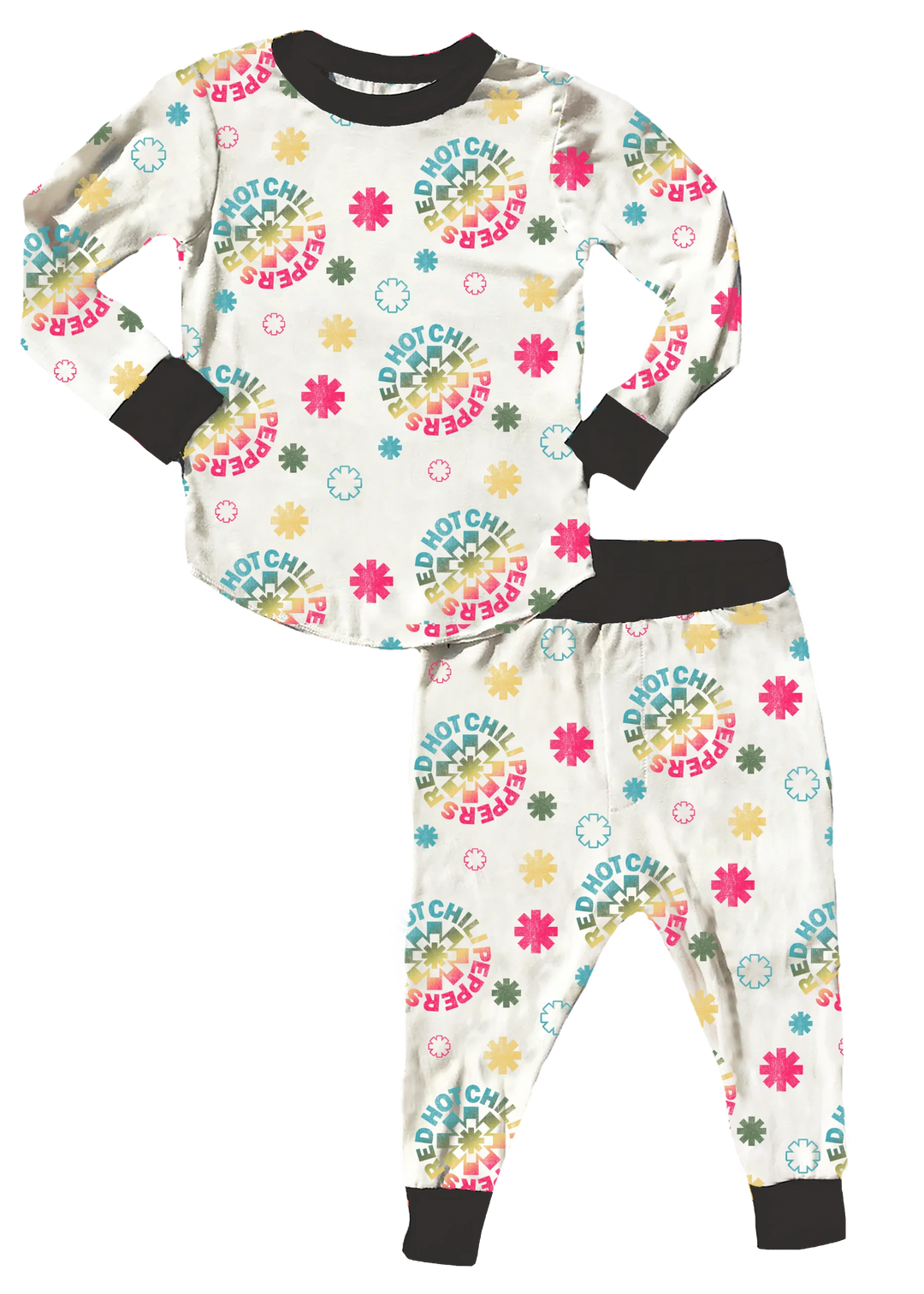 Babesta Red Hot Chili Peppers Logo PJ Set by Rowdy Sprout