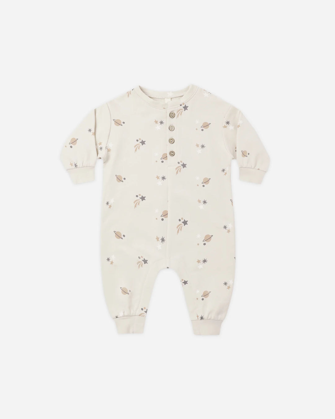 Babesta Relaxed Fleece Jumpsuit Space by Quincy Mae 