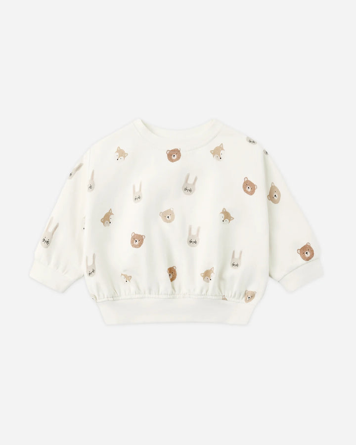 Babesta Relaxed Fleece Sweatshirt Critters by Quincy Mae