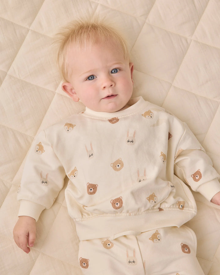 Babesta Relaxed Fleece Sweatshirt Critters by Quincy Mae