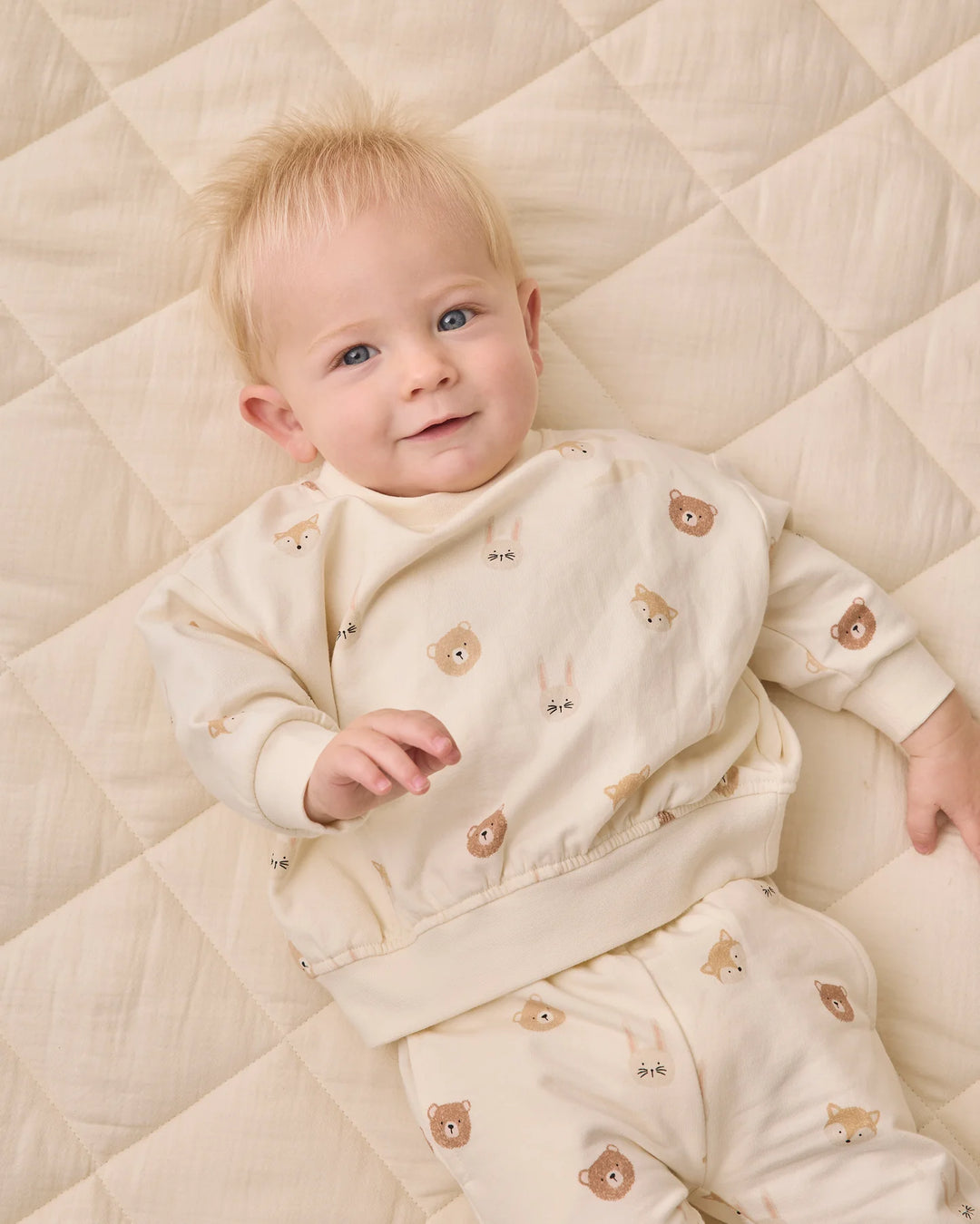 Babesta Relaxed Fleece Sweatshirt Critters by Quincy Mae