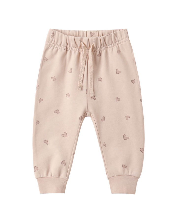 Babesta Relaxed Sweatpants Hearts by Quincy Mae