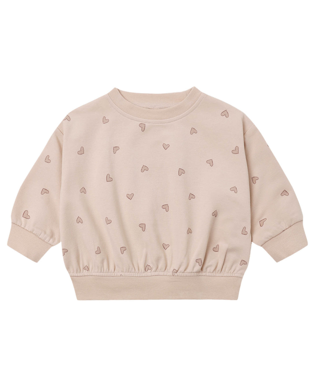 Babesta Relaxed Sweatshirt Hearts by Quincy Mae