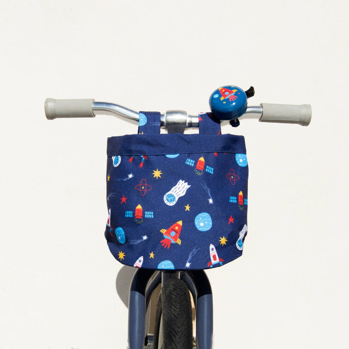 Babesta Rocket Ship Bike & Scooter Canvas Basket