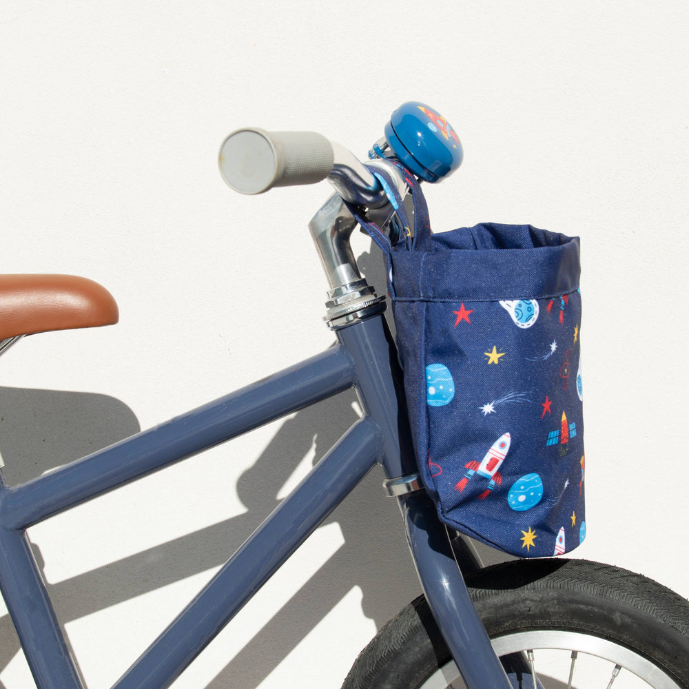 Babesta Rocket Ship Bike & Scooter Canvas Basket