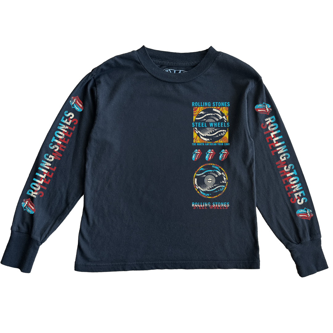 Babesta Rolling Stones Racing Steel Wheel Tee by Rowdy Sprout
