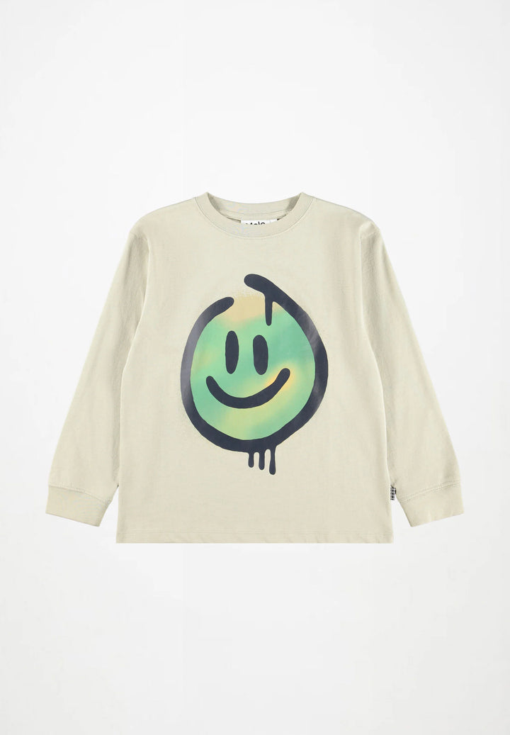Babesta Rube Long Sleeve T-Shirt Blur Smile by Molo