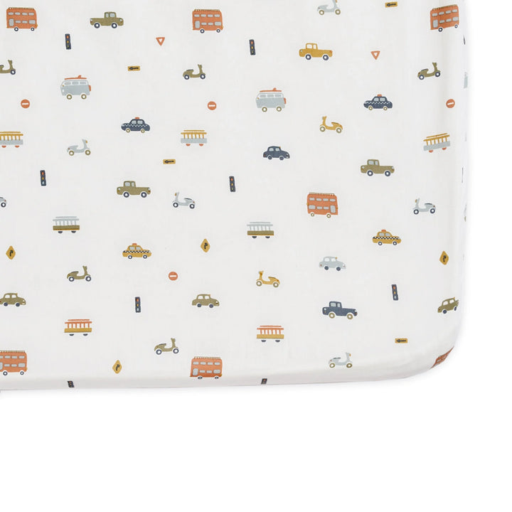 Babesta Rush Hour Crib Sheets by Pehr