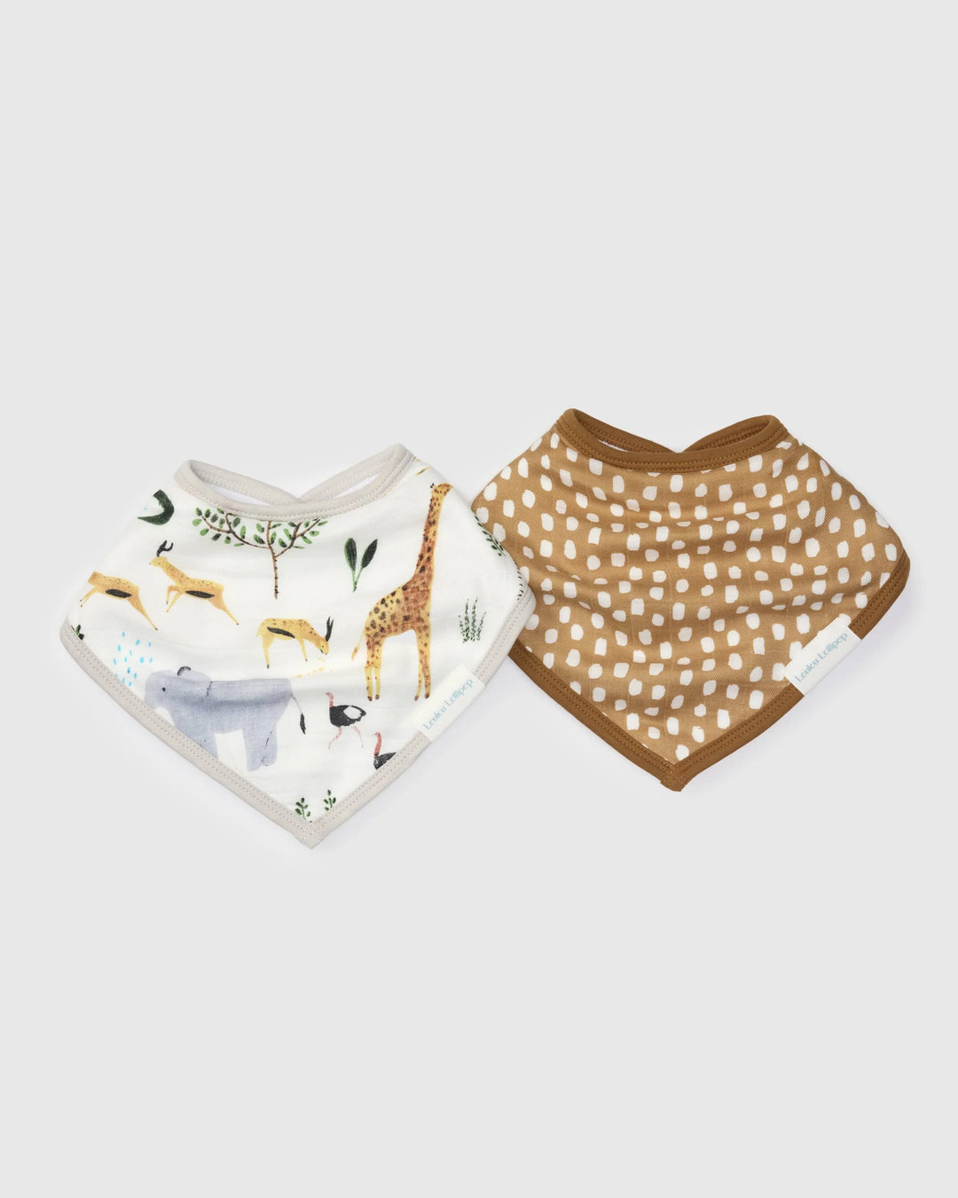 Babesta Safari Jungle Bandana Bib Set 2 - Pack by Loulou Lollipop
