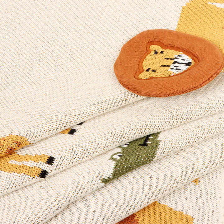 Babesta Savannah 3D Jacquard Knit Baby Blanket