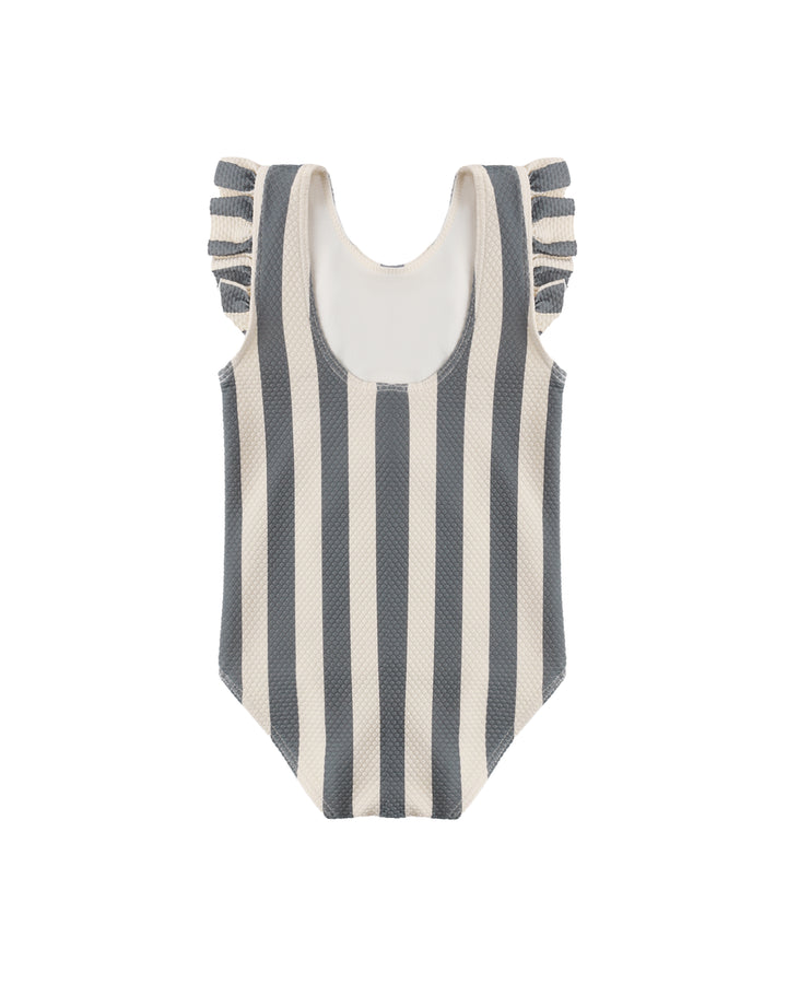 Babesta Scoop Back Swimsuit - Retro Stripe by Quincy Mae
