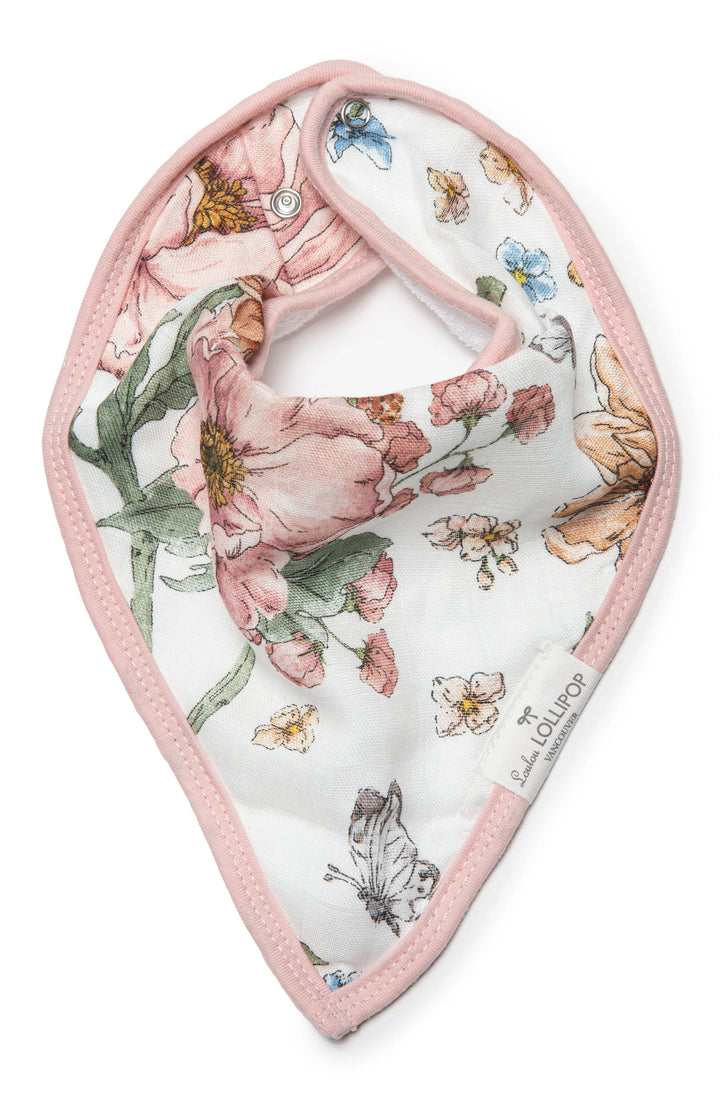 Babesta Secret Garden Bandana Bib Set 2 - Pack by Loulou Lollipop