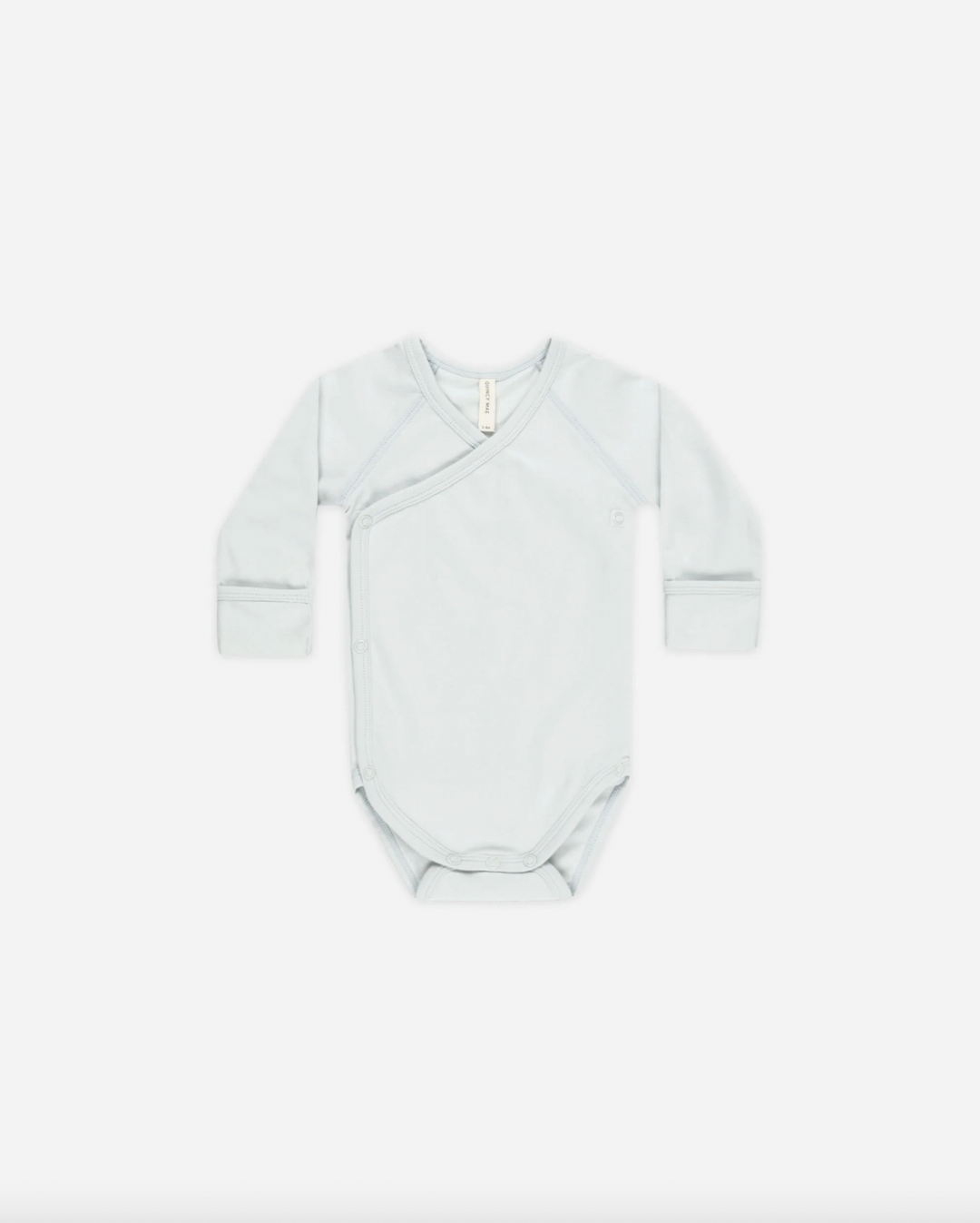 Babesta Side Snap Bodysuit - Fog by Quincy Mae