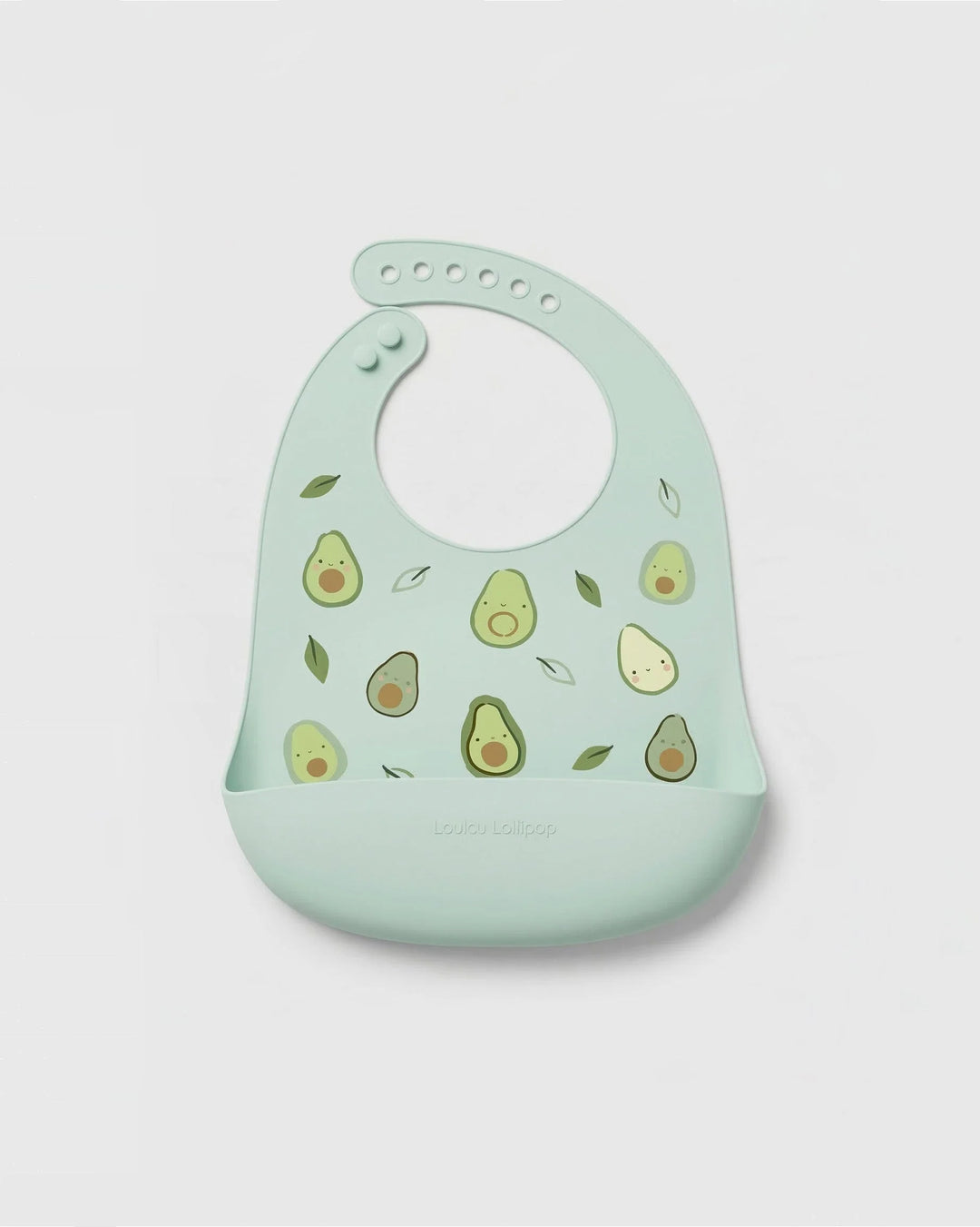 Babesta Silicone Bib Avocado by Loulou Lollipop