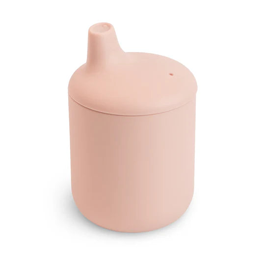Babesta Silicone Sippy Cup by Mushie Blush