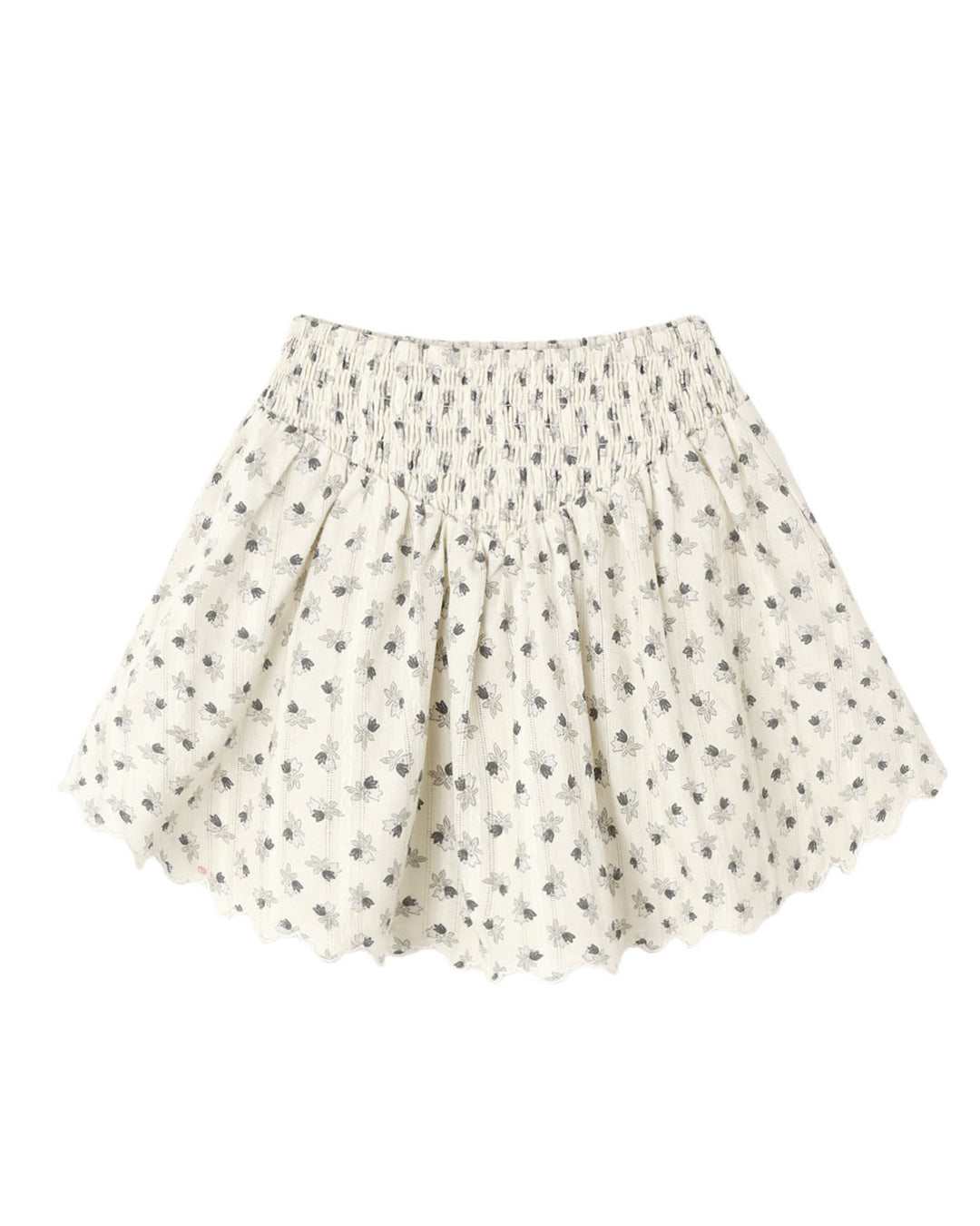 Babesta Smocked V Mini Skirt Vintage Fleur by Rylee + Cru
