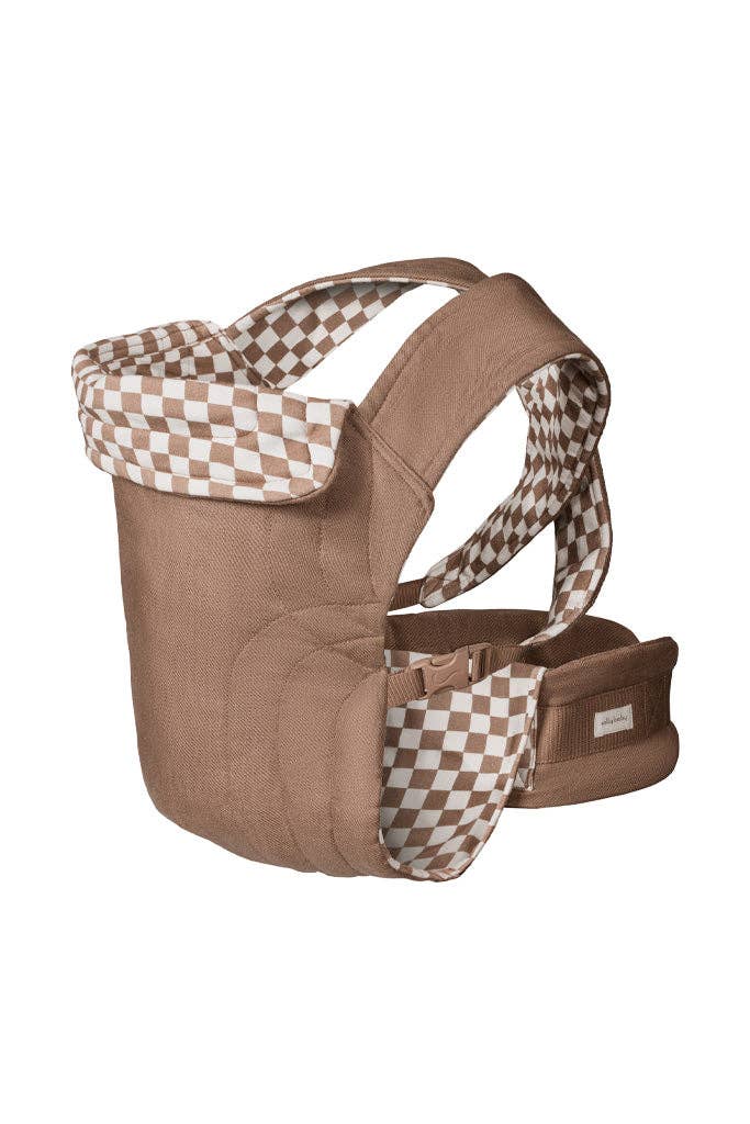 Babesta Solly Baby Almondine Chequer Soft Buckle Carrier 