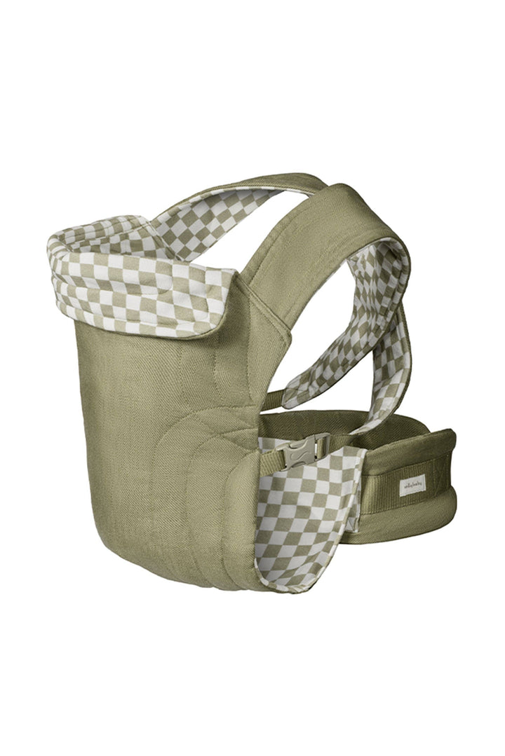 Babesta Solly Baby Sage Chequer Soft Buckle Carrier