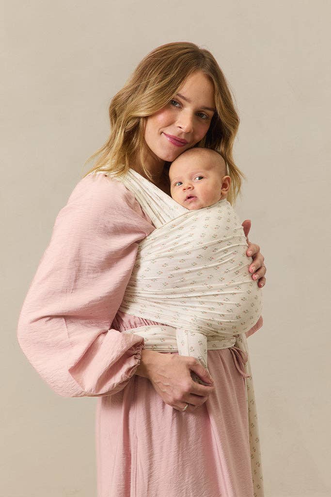 Babesta Solly Baby Wrap Blush Floret