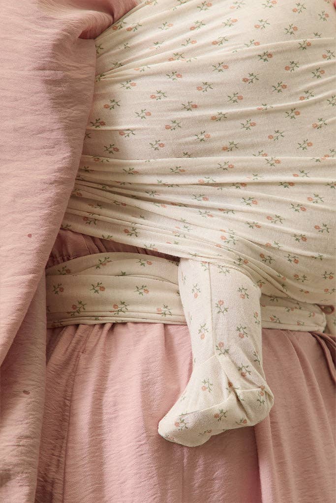 Babesta Solly Baby Wrap Blush Floret