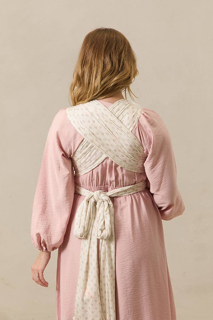 Babesta Solly Baby Wrap Blush Floret