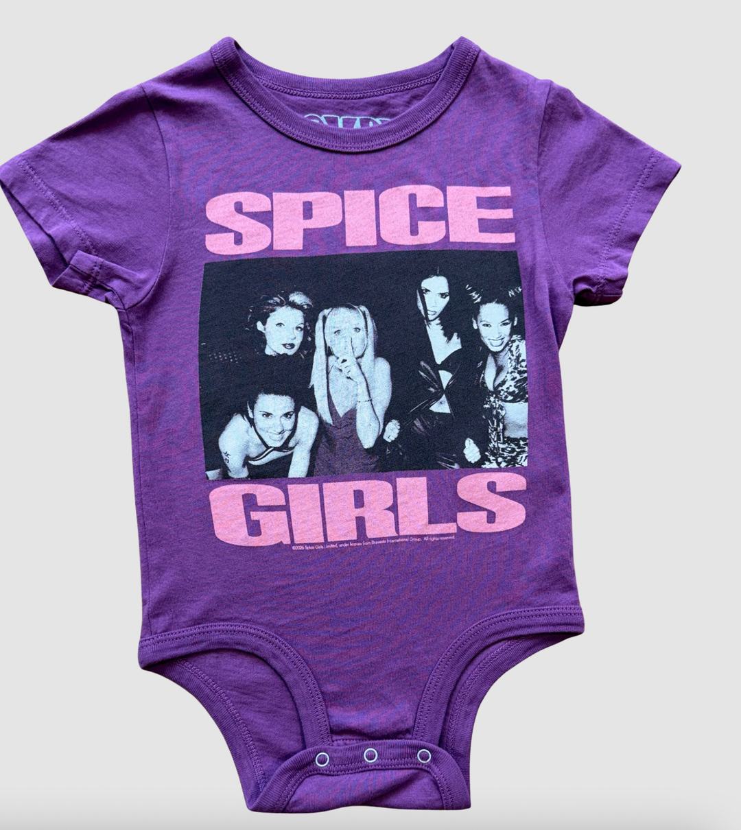 Babesta Spice Girls Purple Onesie by Rowdy Sprout 