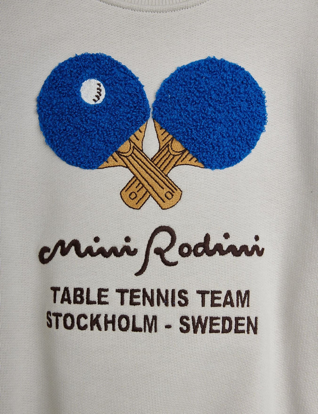 Babesta Table Tennis Chenille Sweatshirt by Mini Rodini