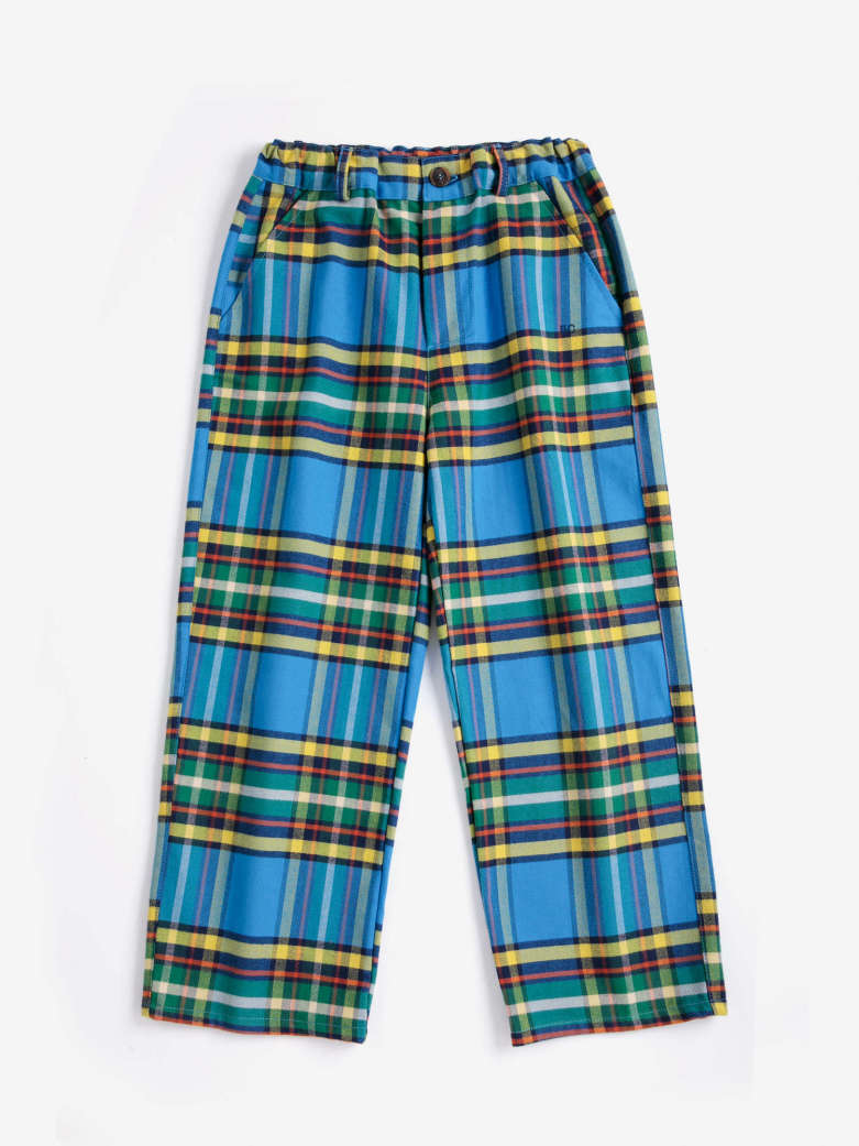 Babesta Tartan All Over Woven Pants by Bobo Choses 
