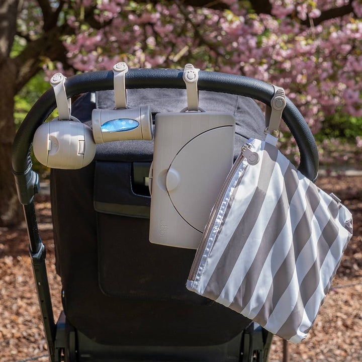 Babesta Taupe On-The-Go Baby Wipes Dispenser by Ubbi 