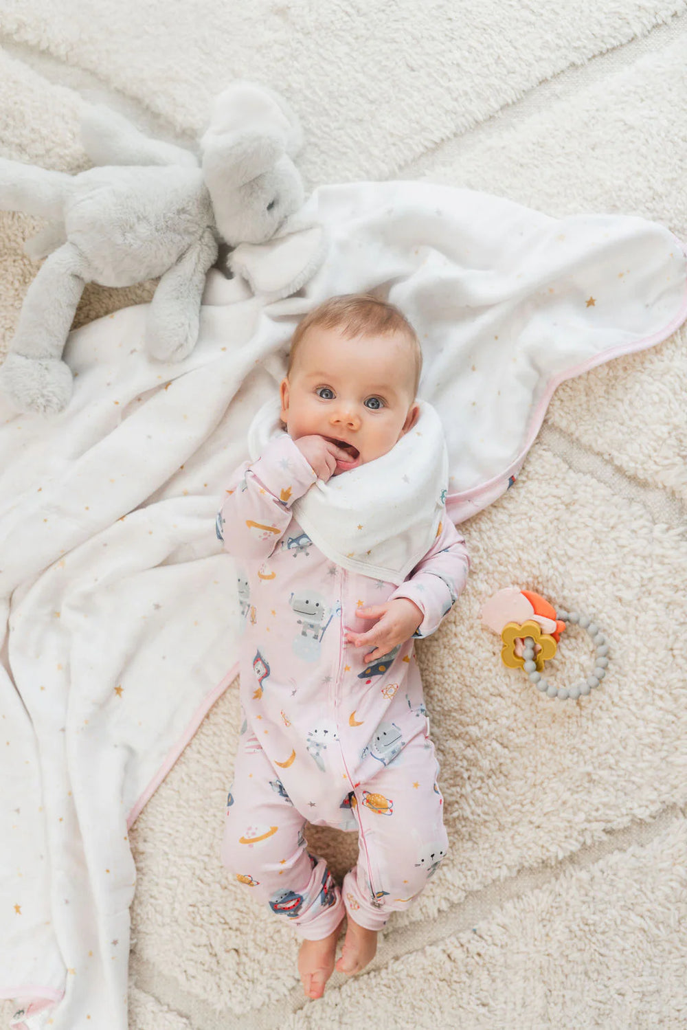 Babesta Teething Charms - Bunny by Loulou Lollipop