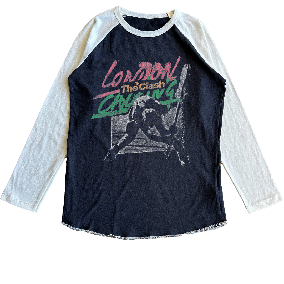 Babesta The Clash London Calling Raglan Tee by Rowdy Sprout