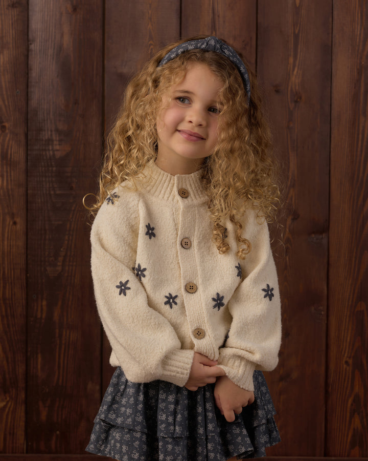 Babesta Tulip Cardigan Midnight Daisy by Rylee + Cru
