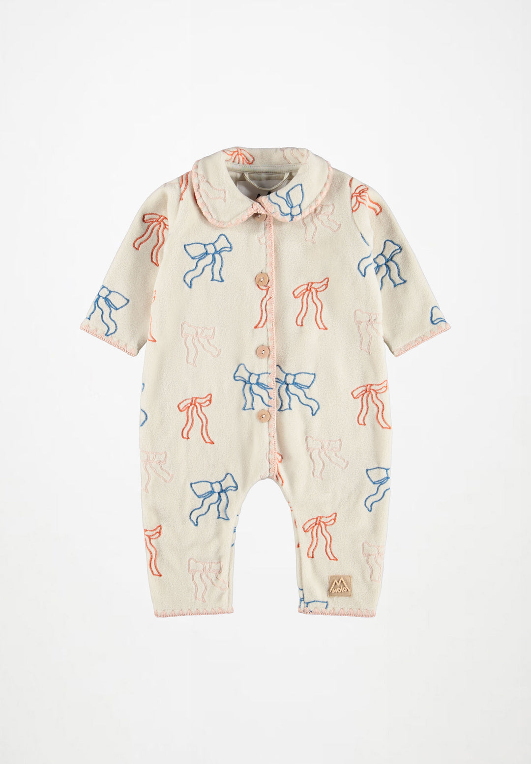 Babesta Udella Fleece Suit Bows by Molo 