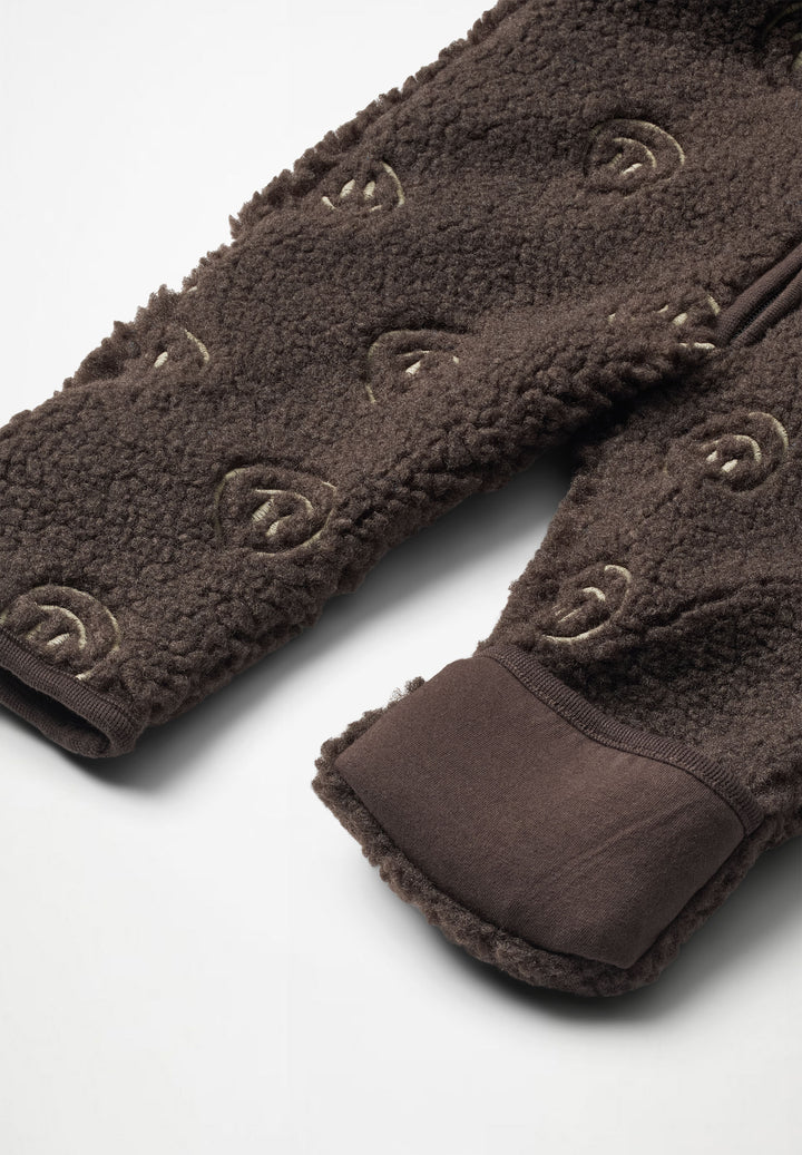 Babesta Umeko Fleece Suit Brown Smile 