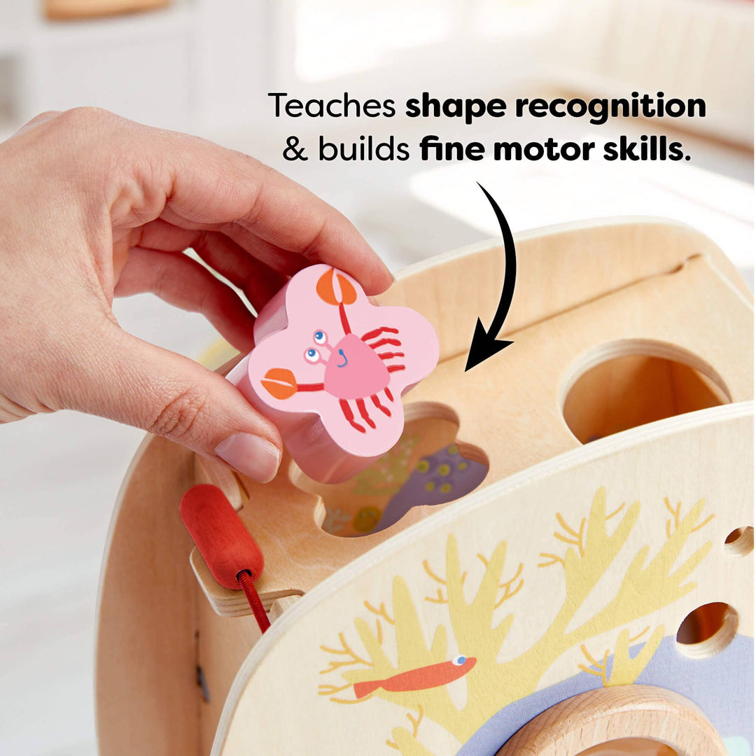 Babesta Underwater World Wooden Shape Sorter by HABA USA