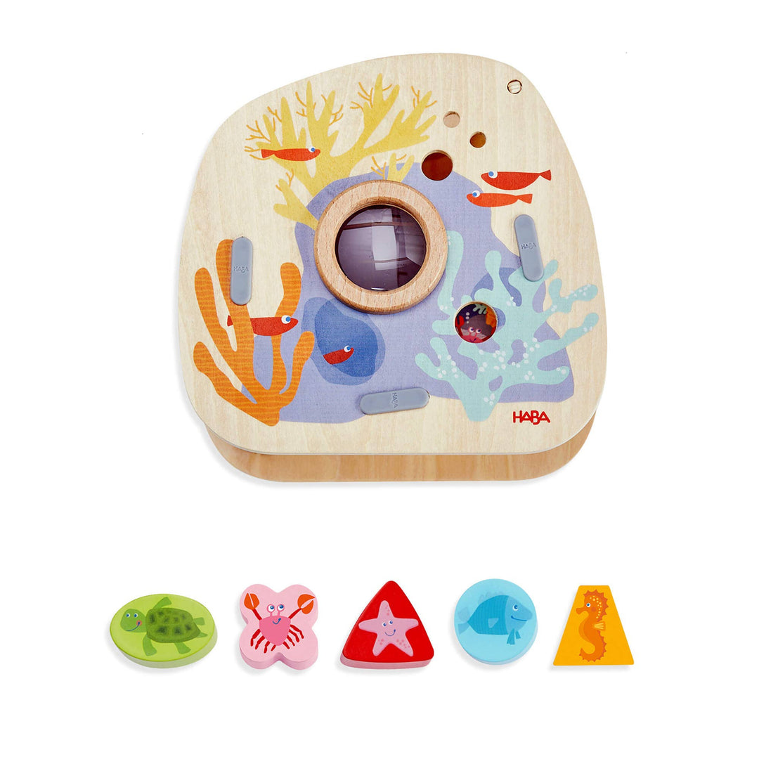 Babesta Underwater World Wooden Shape Sorter by HABA USA
