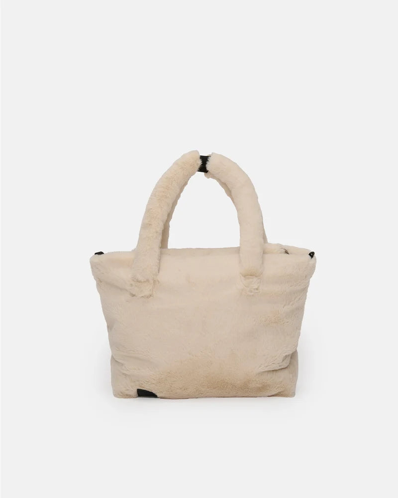 Babesta Ushuaia Tote Arctic Faux Fur by 7AM Enfant