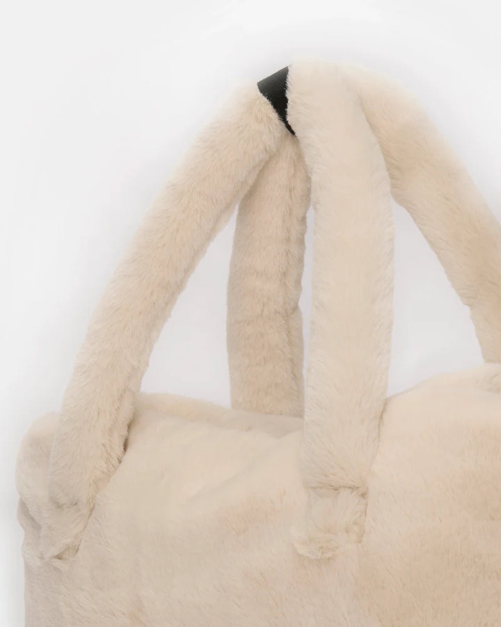 Babesta Ushuaia Tote Arctic Faux Fur by 7AM Enfant