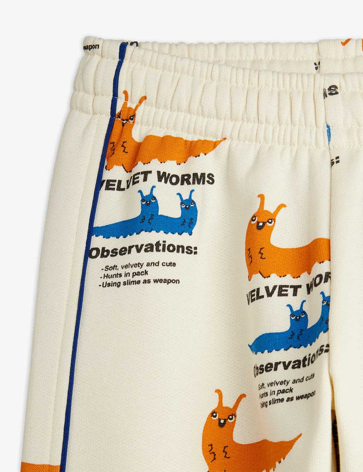 Babesta Velvet Worms aop Sweatpants by Mini Rodini 