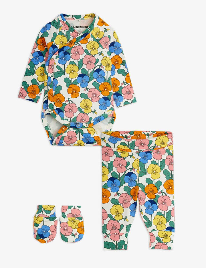 Babesta Violas Newborn Baby Set by Mini Rodini 