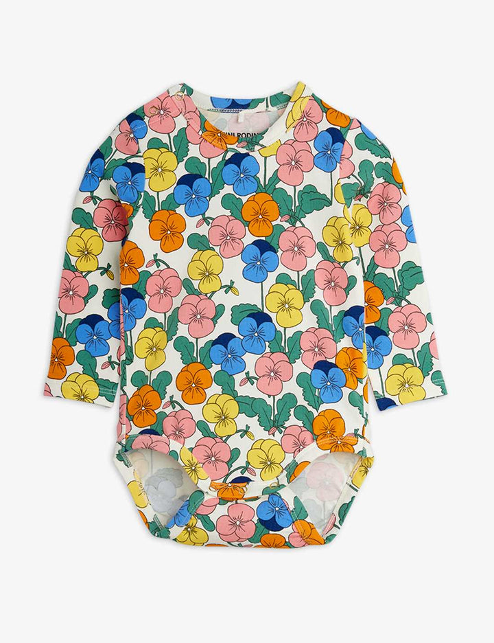 Babesta Violas aop Bodysuit by Mini Rodini
