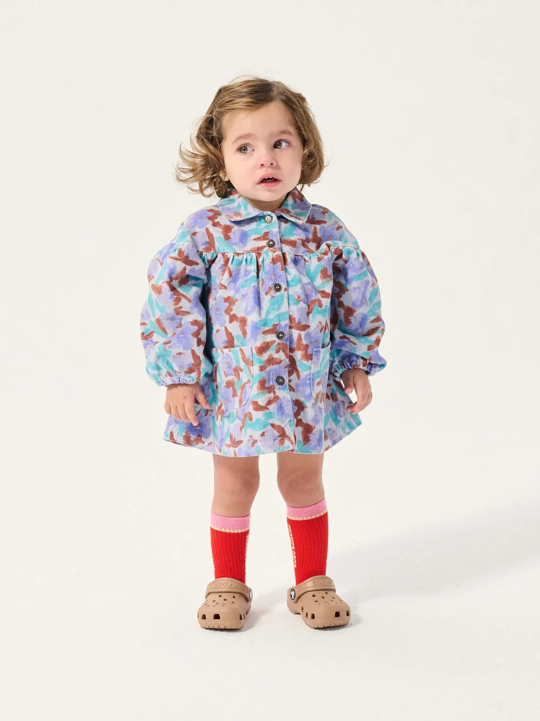 Babesta Watercolor All Over Woven Dress by Bobo Choses
